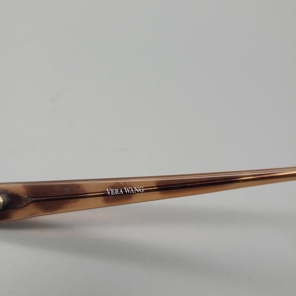 Vera Wang V017 Brown Titanium Rectangular Eyeglas… - image 8